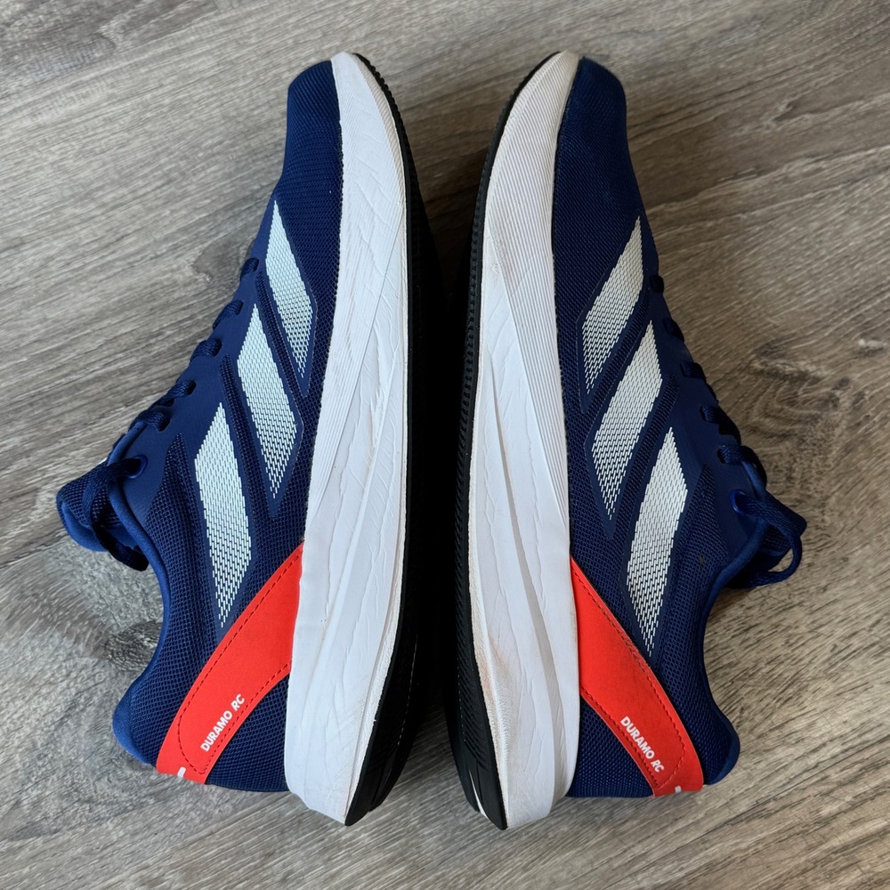 Adidas Duramo RC Mens Running Shoes Blue White Red ID2701 Size 12